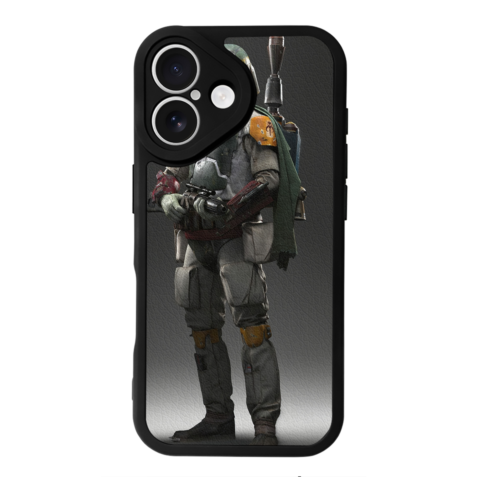 （画像用） スター・ウォーズ Star Wars 【iPhone 16シリーズ対応】シリコンスマホケース（レザー調） 材質：シリコン